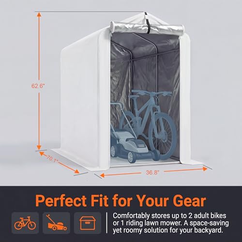 Outdoor Bike Tent Storage Shed Waterproof 420D Oxford Cover for Bicycle Motorcycle