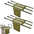 Tree Stand Seat Replacement Mesh with Pocket - 16x12 Inch, Green, 2 Pack