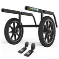 Heavy-Duty Kayak Cart with 16-Inch No-Flat Wheels, Adjustable Canoe Dolly Support up to 300 lbs