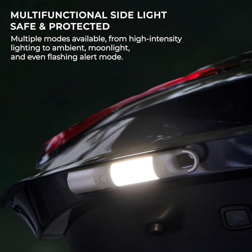 HOTO Rechargeable LED Flashlight Duo with Magnetic Mount, Waterproof, 1000 Lumens