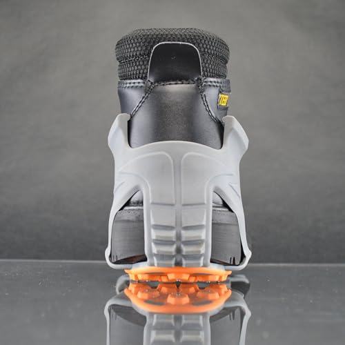 Winter Walking Low-Pro Ice Cleat, Heavy-Duty Industrial Grade Traction Aid for Walking on Snow and Ice, Size Large (1 Pair)