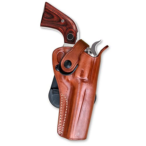 MASC OWB Leather Revolver Holster for Vaquero .45 4.62-inch, Right Hand Carry
