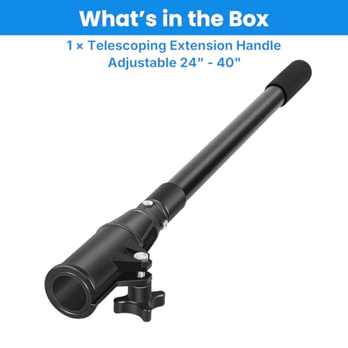 Telescoping Trolling Motor Extension Handle 24-40 Inch Adjustable Marine Control