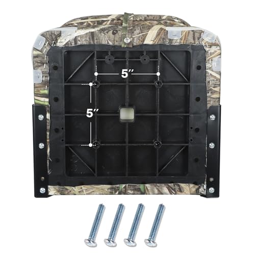 ERGOSEAT 2-Pack Folding Boat Seats with Camo Padding - Mossy Oak Shadow Grass Habitat
