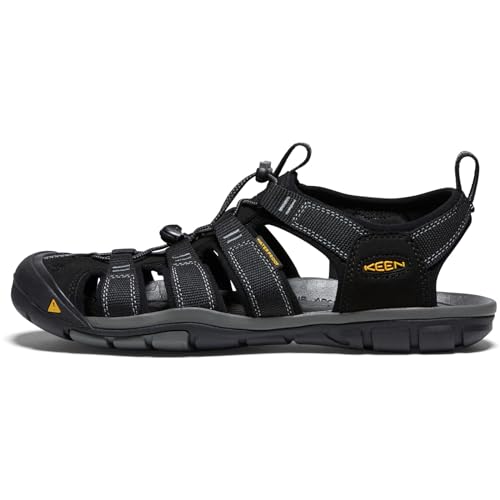 KEEN Men's Clearwater CNX Water & Hiking Sandals - Black Gargoyle, Size 10