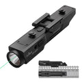 GOPLANT Black 2500 Lumen Aluminum Alloy Rifle Laser Light Combo for AR15 with MLOK & Picatinny Mount