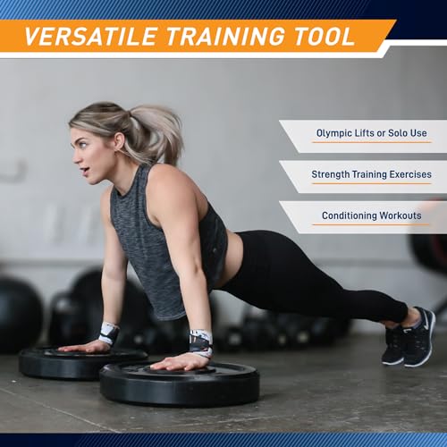 Steelbody 45 lb Rubber Bumper Weight Plate for Olympic Barbell - Solid & Waterproof