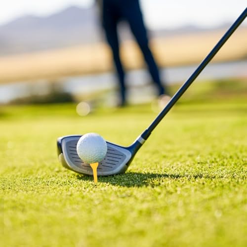 Plastic Golf Tees 3.5mm - 100 Pack in Mixed Colors for Golf Practice