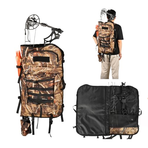 SPG Bow Hunting Backpack for Men with Quiver Pouch - Reed Camo