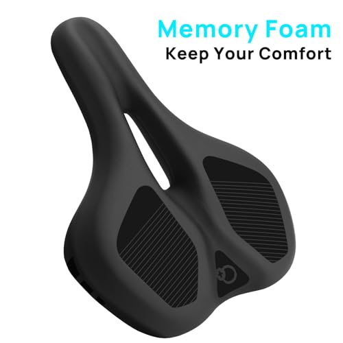 Mountain Bike Seat CITY - Comfortable Waterproof Bicycle Saddle with Memory Foam