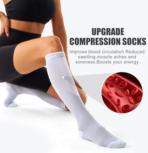 Compression Socks for Men & Women - Support Athletic & Running Circulation