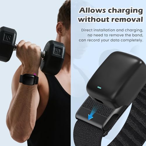 Black Nylon Replacement Strap for Whoop 5.0/4.0 Fitness Tracker - Adjustable Breathable Band