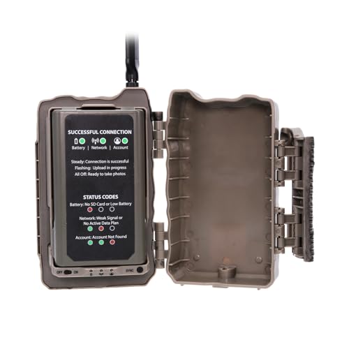 Cellular Trail Camera - 40MP 1440P QHD No-Glo LED Deceptor Max - Single