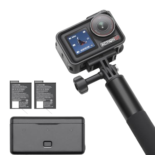 4K Action Camera with Dual Touchscreens, 12H Battery, Stabilization – Adventure & Vlogging