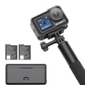 4K Action Camera with Dual Touchscreens, 12H Battery, Stabilization – Adventure & Vlogging