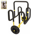 Suspenz Double SUP Transport Cart with Airless Wheels for 2 Paddle Boards, Yellow