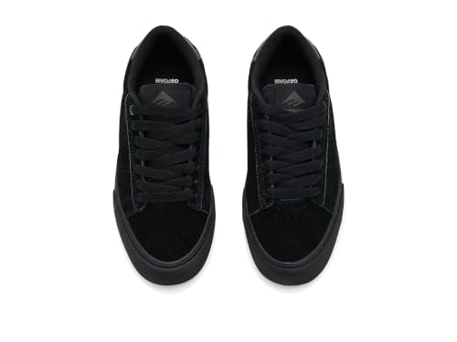 Emerica Moca Skate Shoes - Black/Black, Size 9, Breathable Faux Suede