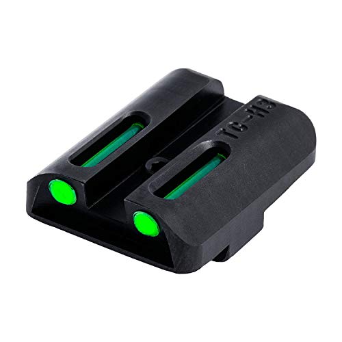 TRUGLO TFO Tritium Fiber-Optic Glock Handgun Sight Set Green Front & Rear Low Profile