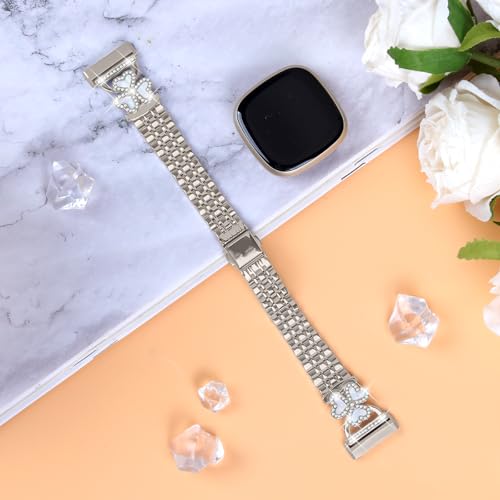 Bling Love Clover Replacement Strap for Versa 4/3 Sense 2/ Sense - Starlight Variation