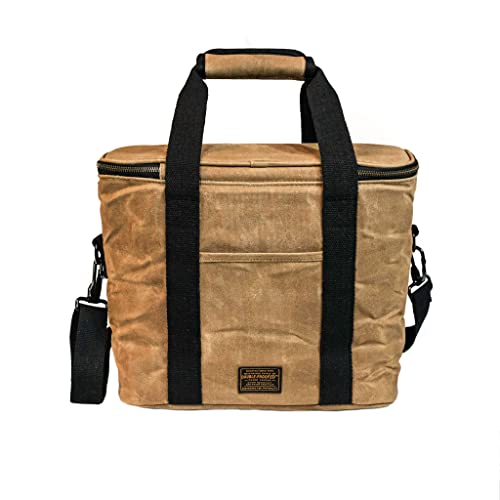 Readywares 18L Waxed Canvas Insulated Cooler Bag with Bottle Opener