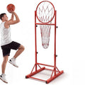 Adjustable Portable Basketball Passing Trainer with Net - Indoor Outdoor Practice Equipment