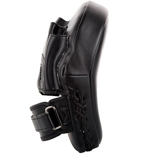 Venum Light Focus Boxing Mitts Black/Black - Lightweight Curved Training Gear