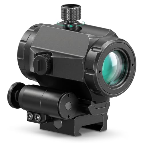 Feyachi 3X Red Dot Magnifier with Adjustable Focus & Flip Mount for Rifles