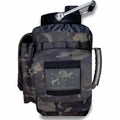 Iron Infidel 128oz Insulated Water Bottle with Camo Sleeve & Dual Handles - Tactical Hydration Jug