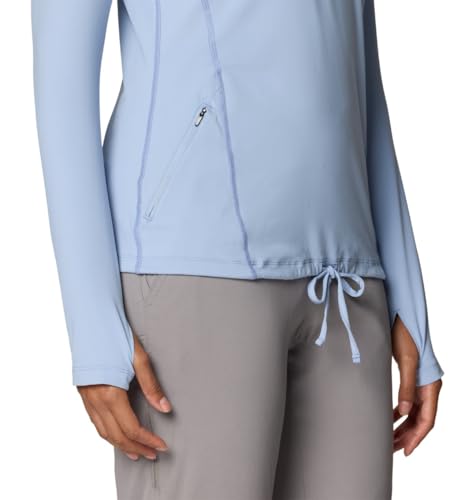 Women's Crater Lake Long Sleeve Hoody - Beach Breeze Small