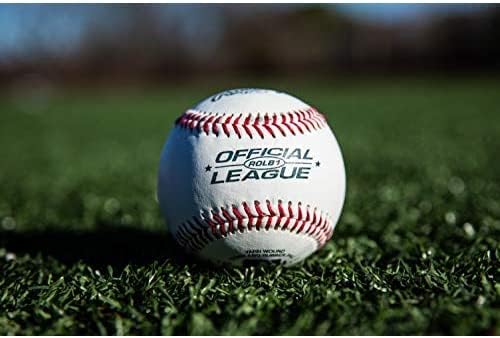 Rawlings Official League Baseballs - Competition Grade ROLB1 | Youth/14U | 12 Count for Game & Practice