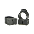 WARNE 1TM Tikka Permanently Attached Scope Rings, Solid Steel, Vertically Split, 1 inch, Med Matte