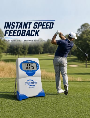 Golf Swing Speed Radar - Accurate Club Speed Measurement 20-200 MPH - Portable Doppler Training Tool - Variation of Swing Speed Radar