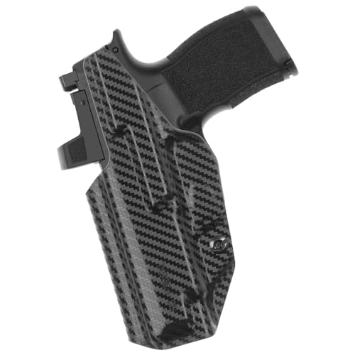 Tulster IWB Profile Kydex Holster for Sig P365XL - Black Carbon Fiber, Optic Compatible, Adjustable Cant, Concealed Carry