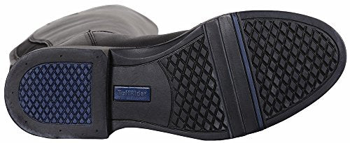 TuffRider Women's Starter Back Zip Field Boots in Black Synthetic Leather - Size 8