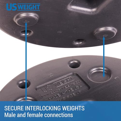 80LB Canopy Weights - No-Pinch Design for Easy, Safe Tent & Umbrella Securing