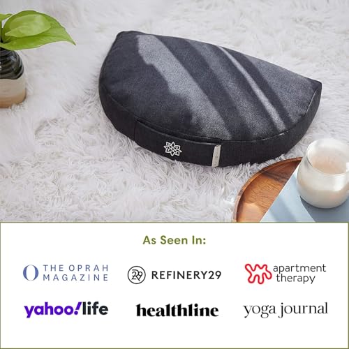 Travel Meditation Cushion with Washable Cover – Portable Floor Pillow for Relaxation