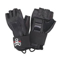 Black Large Wrist Protection Gloves with Removable Impact Wrist Guards for Skateboarding & Rollerblading