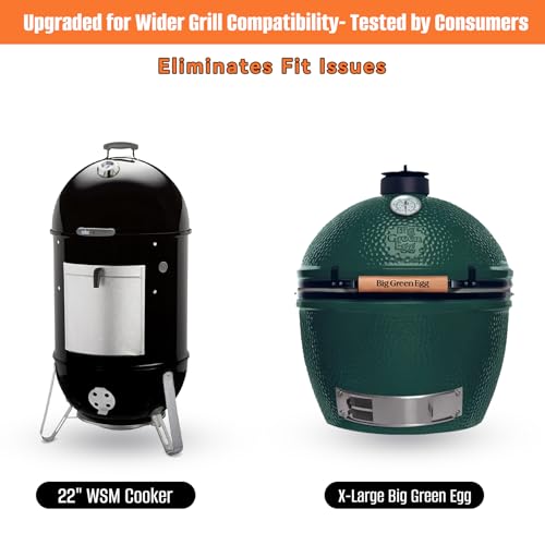 Onlyfire Heavy-Duty Stainless Steel Charcoal Ash Basket XL for 24" Green Egg