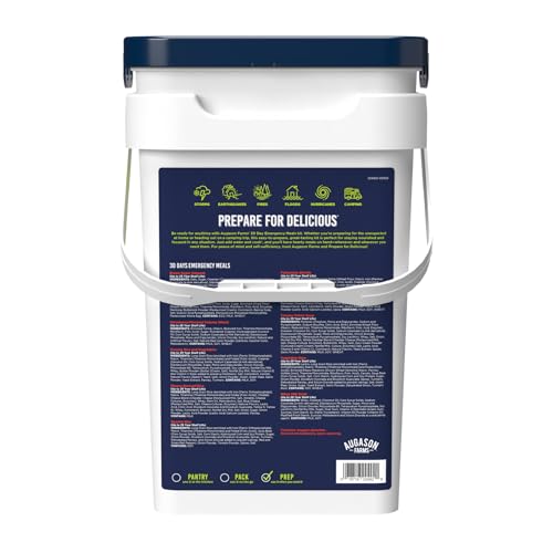 Augason Farms 30 Day Deluxe Emergency Food Supply Kit - 11 Meal Varieties, 194 Servings