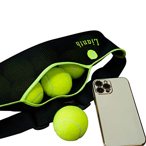 lianth Tennis Ball Band for Holding Tennis Balls and Pickleballs Running Waist Bag for Women Men Kids…