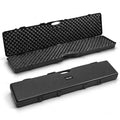 53.9-Inch Locking Rifle Storage Case with Foam & Waterproof Seal - Black