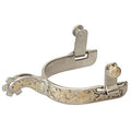 Ladies' Show Spurs with Floral Design - Equestrian Horse Tack Accessories