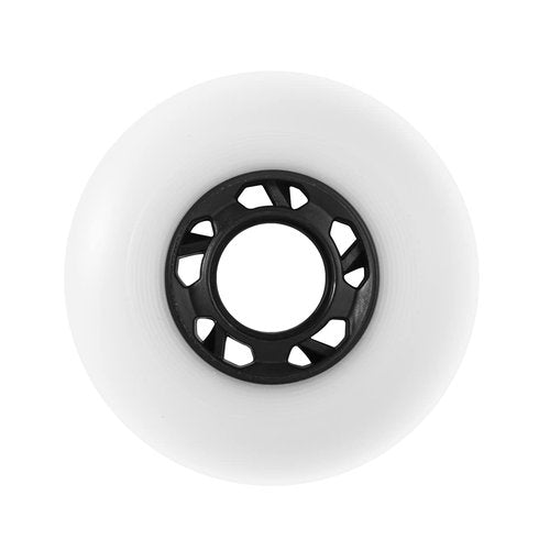 4-Pack Inline Skate Wheels Outdoor 90A Inline Skate Replacement Wheels (76MM, White)