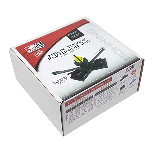 Bohning Tower Fletching Jig for 3 Vanes - 2.25" Black Vanes Variation