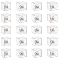 Ring Display Case - 20 Pack Clear Acrylic Championship Ring Holders with Stand Variation of THIS listing
