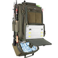 Fishing Backpack with Cooler and Rod Holder - Army Green