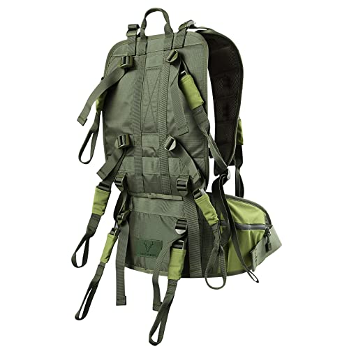 Green Tree Stand Transport System Backpack Straps - Adjustable & Universal Fit