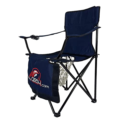 Navy Blue QB54 Football Yard Game Set with Chairs - Tailgating & Outdoor Play