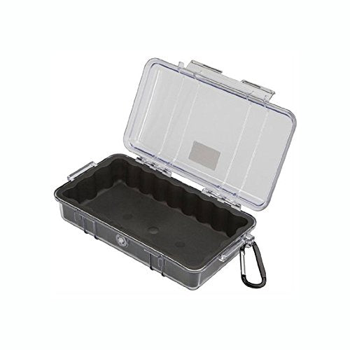Pelican 1060 Micro Waterproof Camera Case for iPhone, GoPro & Devices - Black/Clear, Standard Packaging