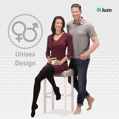 Juzo Soft 2001 Knee-High Compression Stockings 20-30 mmHg Open Toe Beige / 3 (III)
